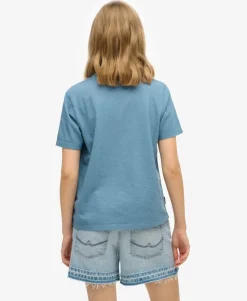 Essential Logo Garment Dye Pocket T-Shirt