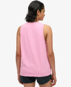 Essential Logo Garment Dye Vest Top