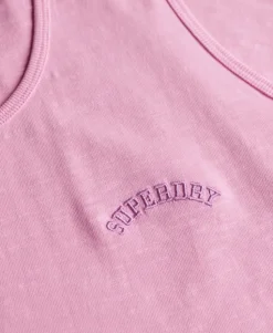 Essential Logo Garment Dye Vest Top