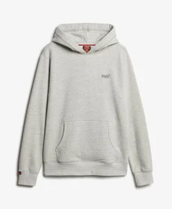 Essential Logo Half Brushed Hoodie