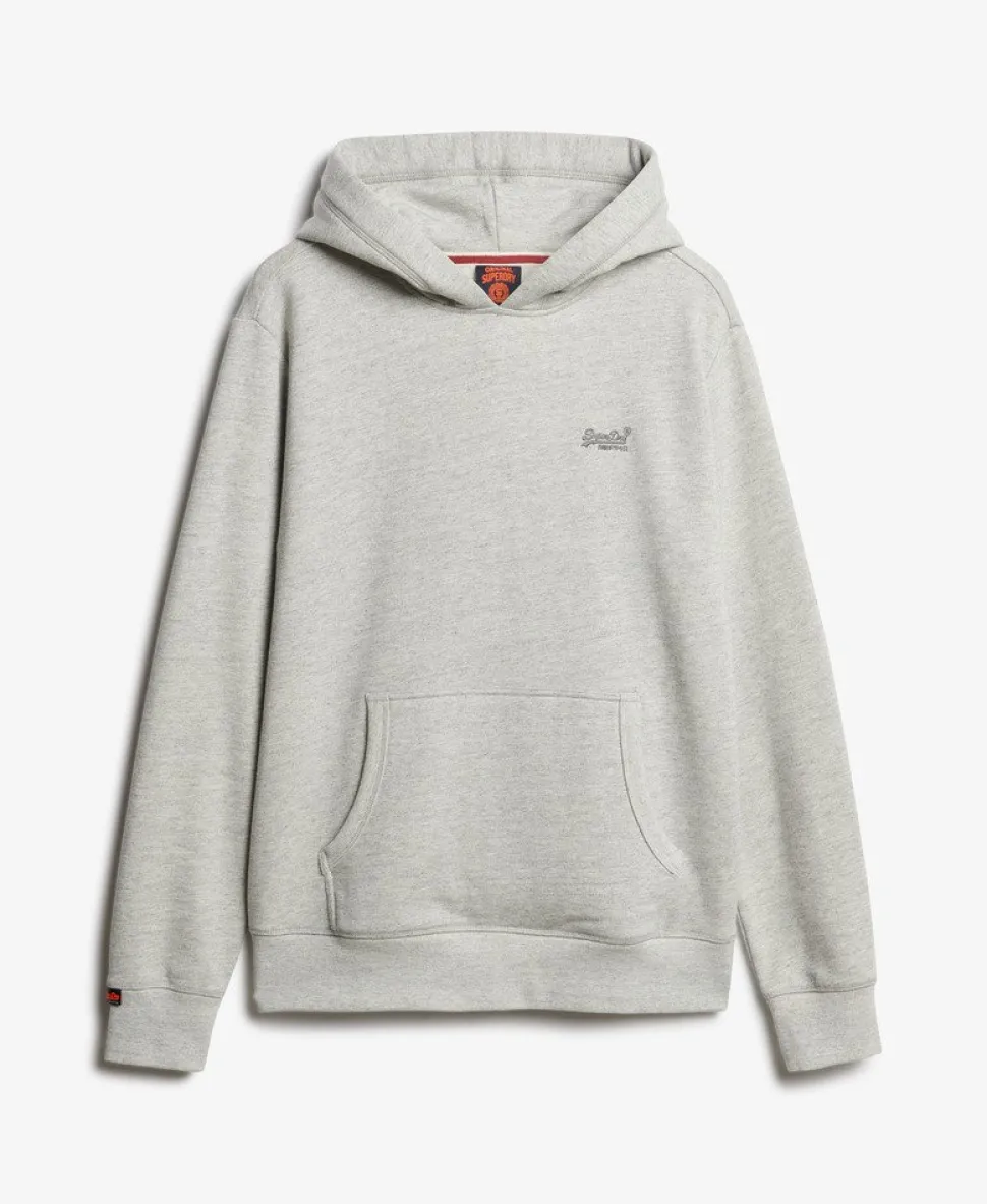 Essential Logo Half Brushed Hoodie