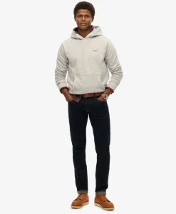 Essential Logo Half Brushed Hoodie
