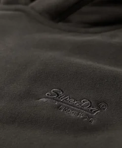Essential Logo Half Brushed Hoodie
