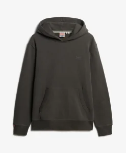 Essential Logo Half Brushed Hoodie