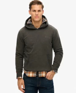 Essential Logo Half Brushed Hoodie