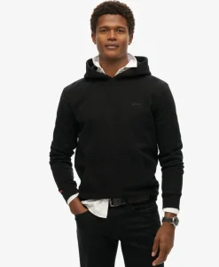 Essential Logo Half Brushed Hoodie