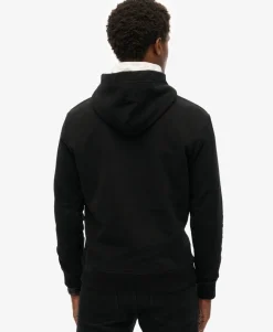 Essential Logo Half Brushed Hoodie
