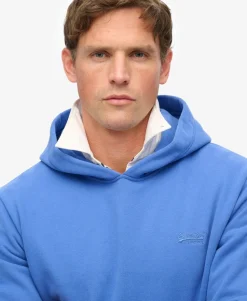 Essential Logo Half Brushed Hoodie