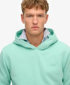 Essential Logo Half Brushed Hoodie