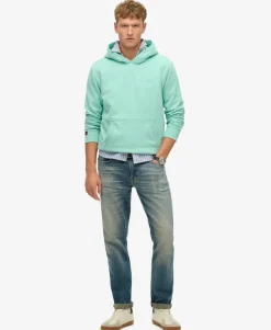 Essential Logo Half Brushed Hoodie