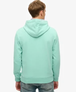 Essential Logo Half Brushed Hoodie