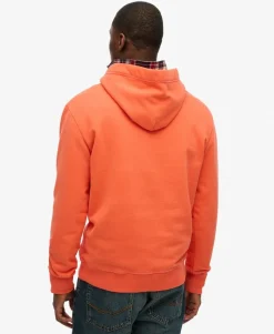 Essential Logo Half Brushed Hoodie
