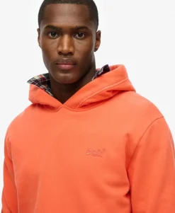 Essential Logo Half Brushed Hoodie