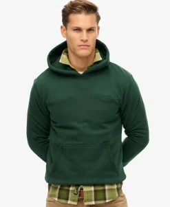 Essential Logo Half Brushed Hoodie