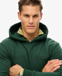 Essential Logo Half Brushed Hoodie