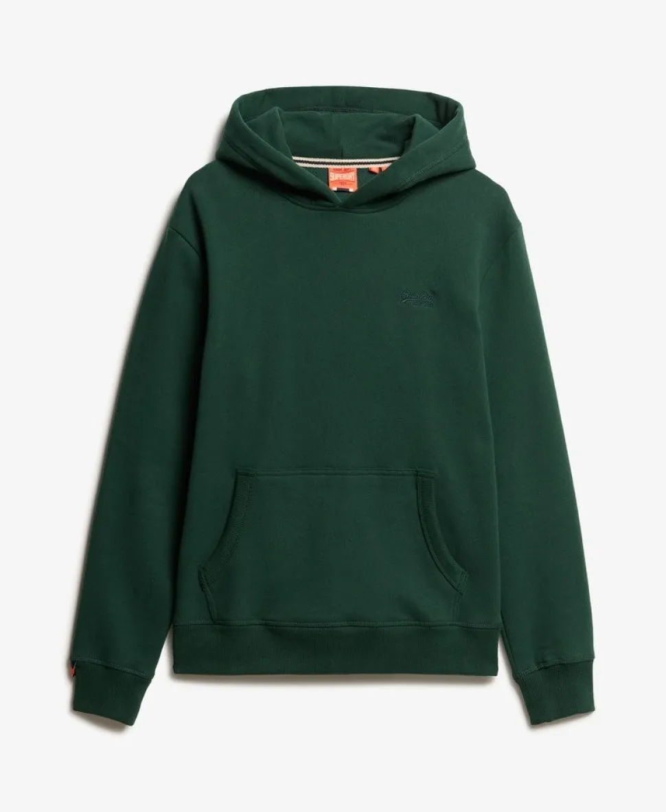 Essential Logo Half Brushed Hoodie