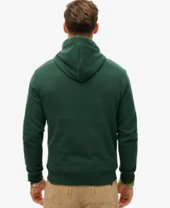 Essential Logo Half Brushed Hoodie
