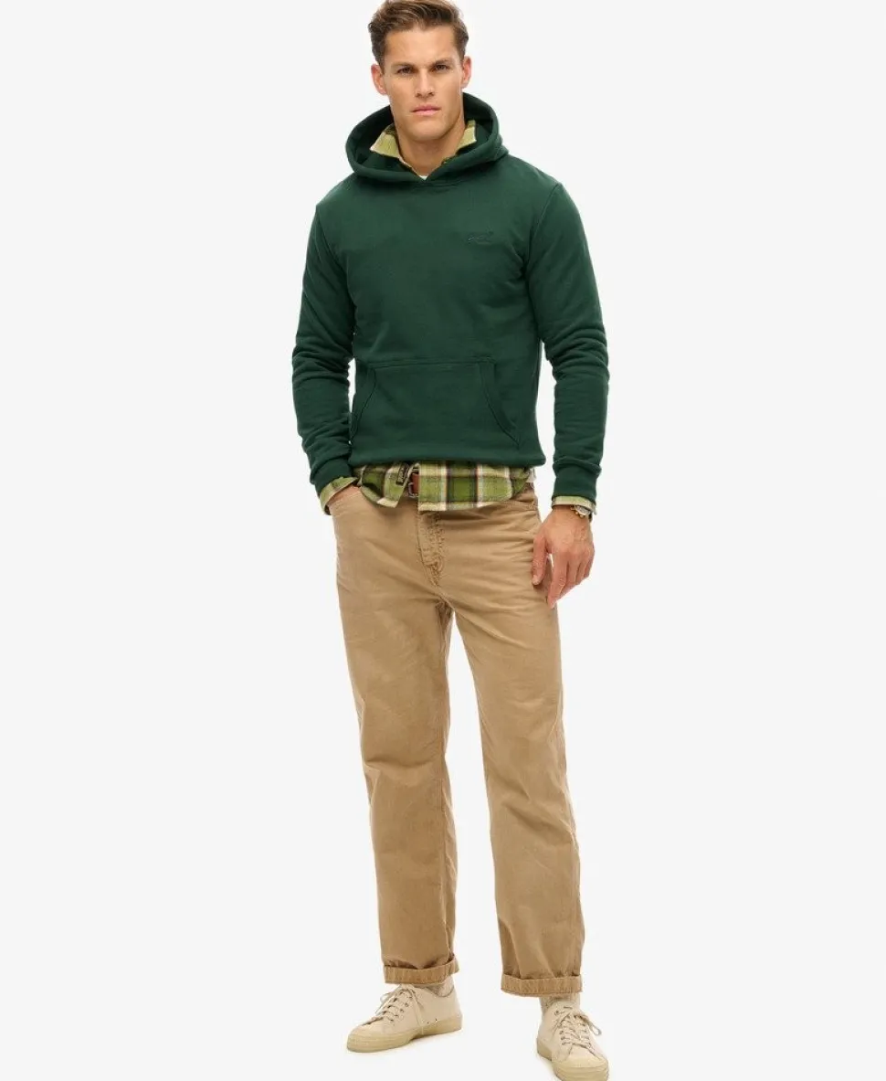 Essential Logo Half Brushed Hoodie