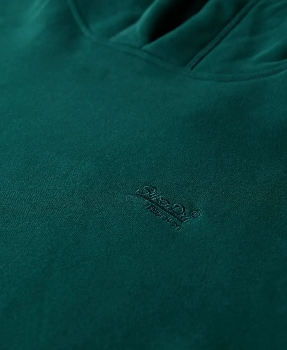 Essential Logo Half Brushed Hoodie