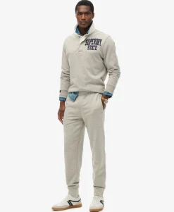 Essential Logo Half Brushed Joggers