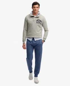 Essential Logo Half Brushed Joggers