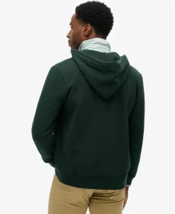 Essential Logo Half Brushed Zip Hoodie