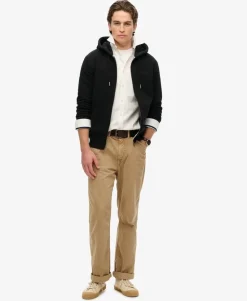 Essential Logo Half Brushed Zip Hoodie