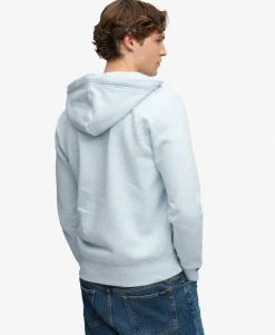 Essential Logo Half Brushed Zip Hoodie