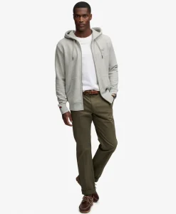 Essential Logo Half Brushed Zip Hoodie