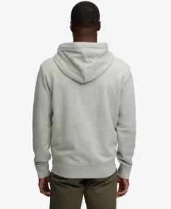 Essential Logo Half Brushed Zip Hoodie