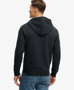 Essential Logo Half Brushed Zip Hoodie