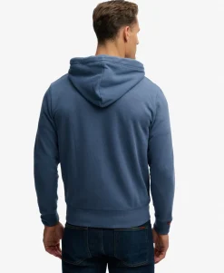 Essential Logo Half Brushed Zip Hoodie