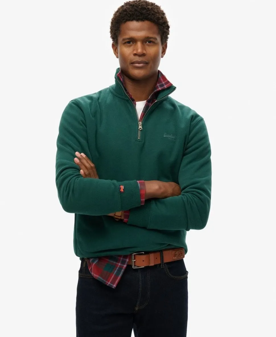 Essential Logo Half Zip Sweatshirt