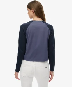 Essential Logo Long Sleeve Baseball Top