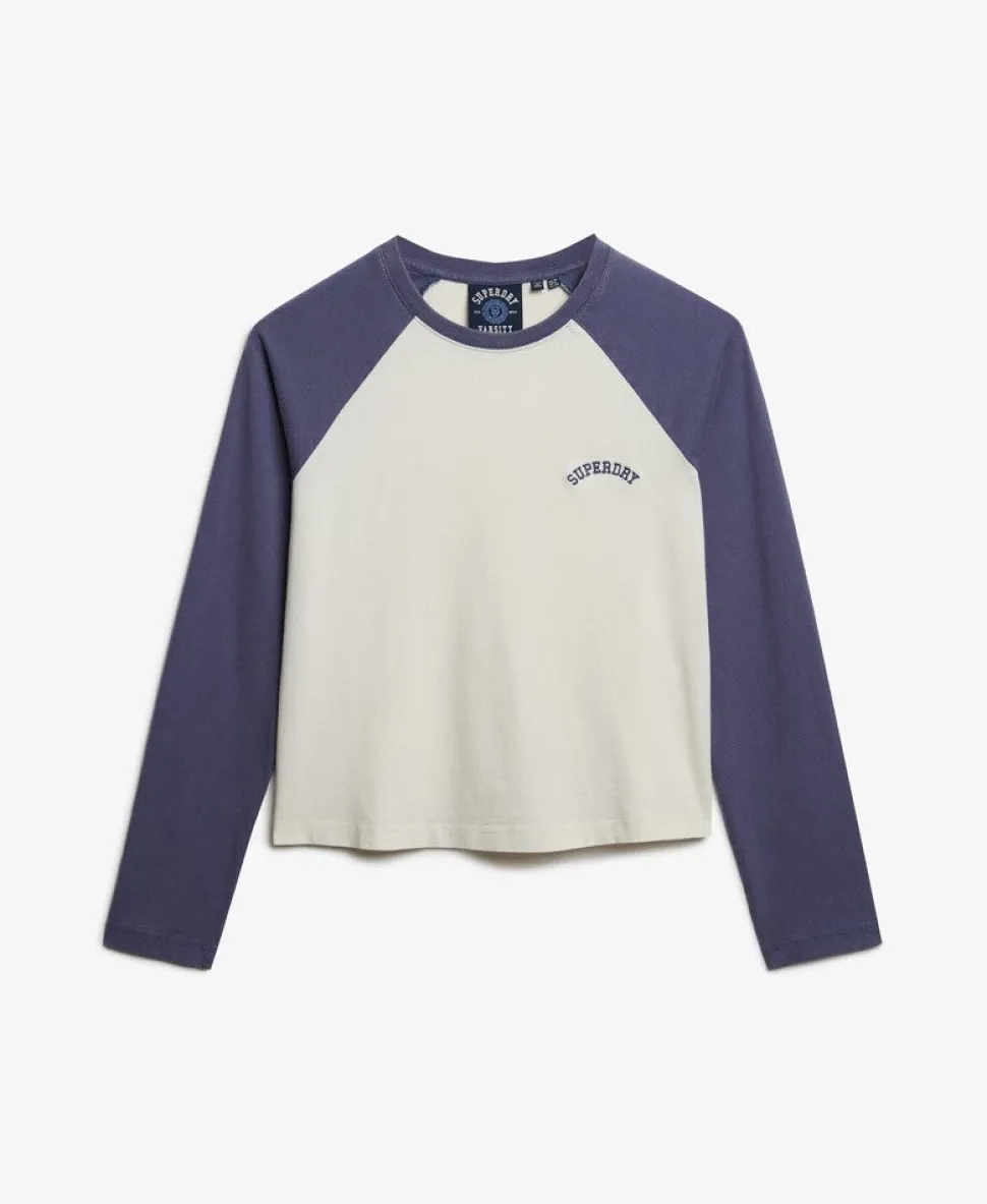 Essential Logo Long Sleeve Baseball Top