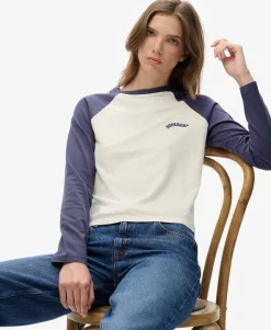 Essential Logo Long Sleeve Baseball Top