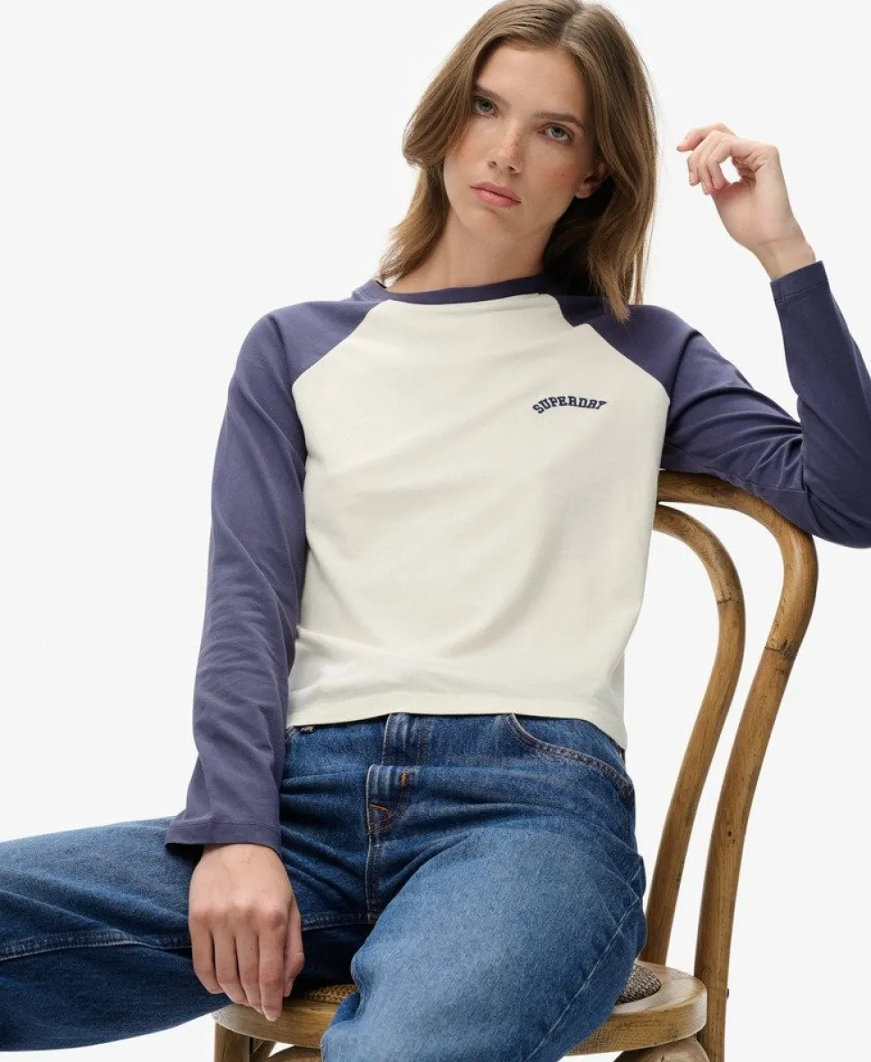 Essential Logo Long Sleeve Baseball Top