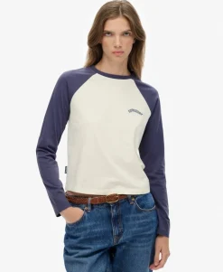 Essential Logo Long Sleeve Baseball Top