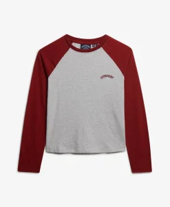 Essential Logo Long Sleeve Baseball Top