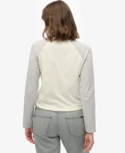 Essential Logo Long Sleeve Baseball Top