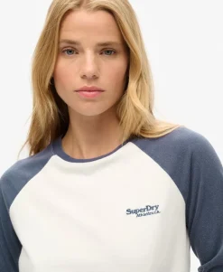 Essential Logo Long Sleeve Baseball Top