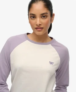 Essential Logo Long Sleeve Baseball Top
