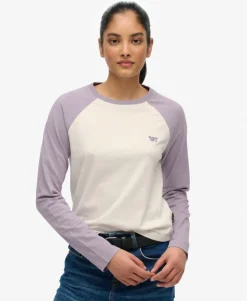 Essential Logo Long Sleeve Baseball Top