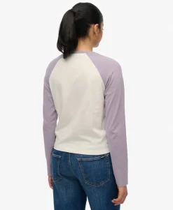 Essential Logo Long Sleeve Baseball Top