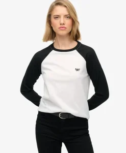 Essential Logo Long Sleeve Baseball Top