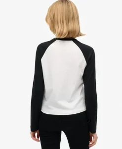 Essential Logo Long Sleeve Baseball Top