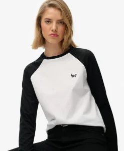 Essential Logo Long Sleeve Baseball Top
