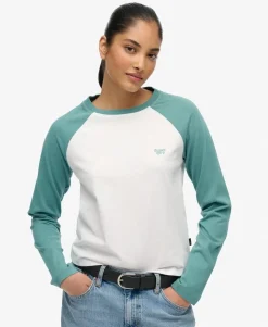 Essential Logo Long Sleeve Baseball Top