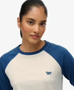 Essential Logo Long Sleeve Baseball Top