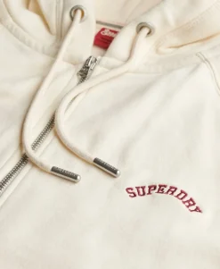Essential Logo Oversized Raglan Zip Hoodie